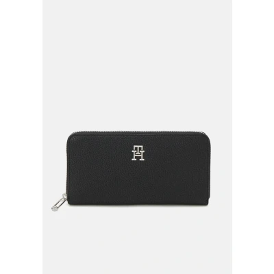 Immagine di Tommy Hilfiger Emblem Large Portafoglio, Donna, Taglia: One Size, Black