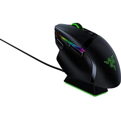 Immagine di Razer Basilisk Ultimate con Stazione Di Ricarica Mouse da Gioco Wireless 11 Pulsanti Programmabili (Sensore Ottico 20k Focus +, Interruttore del Mouse) Nero
