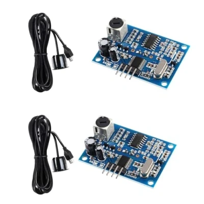 Immagine di JSN SR04T, sensore ad ultrasuoni, impermeabile, modulo misuratore di distanza con misurazione della 2 pezzi,