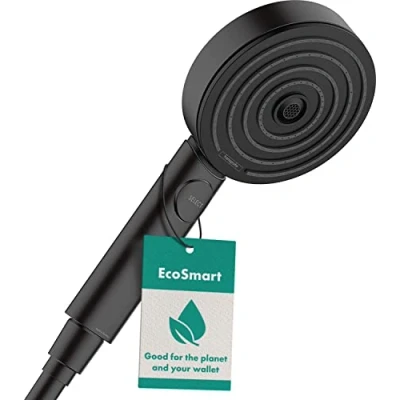 Immagine di hansgrohe Pulsify Select S Doccetta 105 3 tipi di getto Relax EcoSmart, nero opaco, 24111670