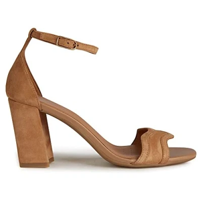 Immagine di Geox D New Eraklia 80, Sandal Donna, Camel, 38 EU
