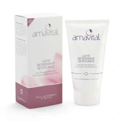 Immagine di Amavital Latte Detergente Setificante 150ml Pelli da normali a secche