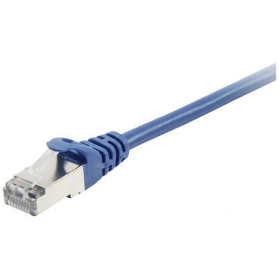 Immagine di Equip 605534 RJ45 cavo di rete, patch CAT 6 S/FTP 5.00 m Blu contatti connettore dorati 1 pz.