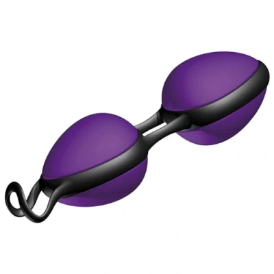 Immagine di JOYDIVISION Joyballs Secret Duo Sfere d&#039;amore Viola vaginali per la ginnastica del pavimento pelvico Compatibili con lubrificanti a base d&#039;acqua e silicone