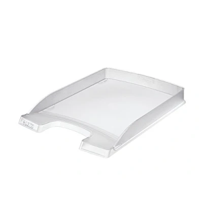 Immagine di LEITZ 52370003 Plus Slim Vaschetta Porta Corrispondenza In Formato A4, Trasparente, 255 x 35 357, 1 Pezzo