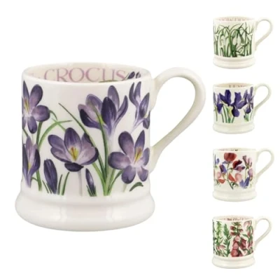 Immagine di Emma Bridgewater Tazza Grande 1/2 Pinta 300ml, Tazze Colazione Particolari, Mugs per Caffè/Cappuccino/Tè, Tazzine Simpatiche Caffe, Design Originale Croco