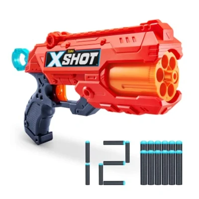 Immagine di XSHOT Excel Reflex 6 Pistola in schiuma, viene fornito con 12 frecce. Tira fino a 27 metri, 36433 22