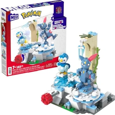 Immagine di MEGA Pokémon Piplup e Sneasel Divertimento sulla Neve