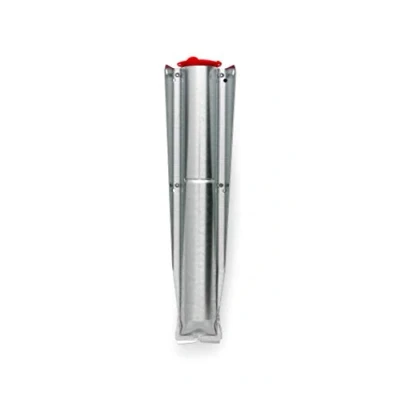Immagine di Brabantia Picchetto in Metallo Cappuccio Richiudibile Anti corrosione Ancoraggio Senza Cemento Solido per Stendiombrello Topspinner e Lift O Matic Galvanized Ø 45mm