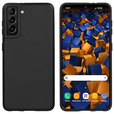 Immagine di mumbi Custodia compatibile con Samsung Galaxy S21, colore: nero, 31534