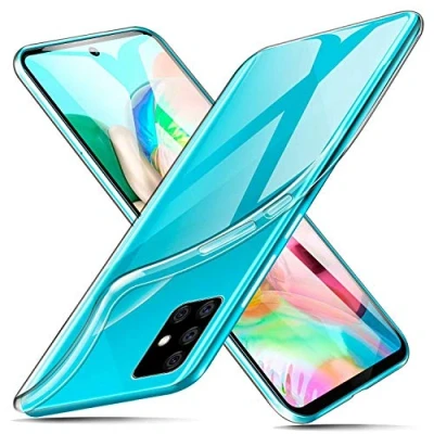 Immagine di COPHONE Cover Compatible Samsung Galaxy A71 , Trasparente Silicone Case Molle di TPU Sottile Custodia per