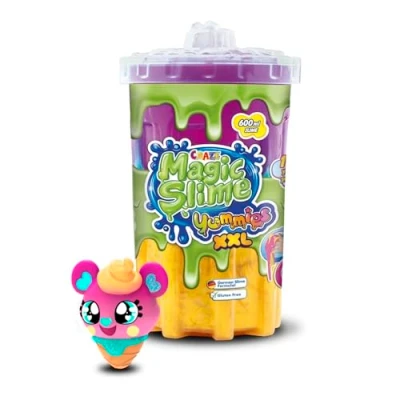 Immagine di CRAZE MAGIC slime Yummies XL Ice Bear per bambini in colori neon con diversi personaggi da succhiare Set di lattina 600 ml, colorato senza sprechi