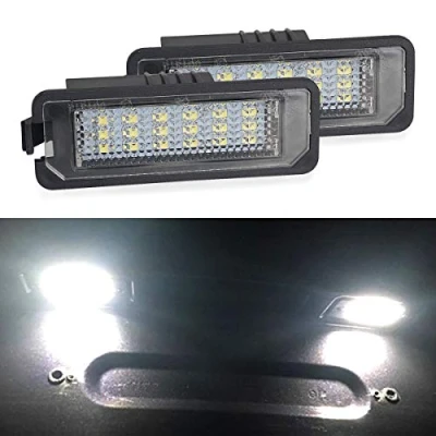 Immagine di MARCHFA KOLOME 18 Led smd Luci Targa Lampadine Canbus Error Free Compatibile con Golf 4 5 6 7 Polo 2 Pezzi