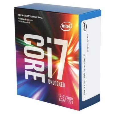 Immagine di Intel i7 7700K Quad Core 4.2GHz LGA1151 HD 630 8MB Graphics Cache 91W TDP Processore CPU (ricondizionato)