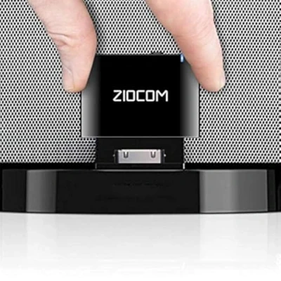 Immagine di ZIOCOM Adattatore Bluetooth a 30 pin per Bose iPod iPhone SoundDock e Altri Altoparlanti Dock pin(Non auto/moto), Nero