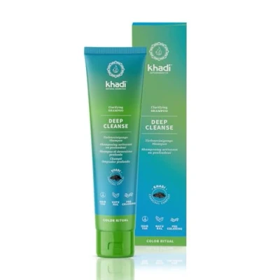 Immagine di khadi DEEP CLEANSE Shampoo Detersione Profonda Ayurvedico I 150 ml Deterge capelli e il cuoio capelluto a fondo 100% naturale, senza silicone solfato cosmetici naturali certificati