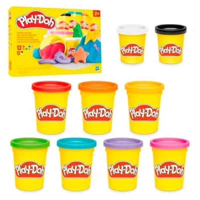 Immagine di Play Doh, Favorite Color, Confezione da 9 vasetti, attività manuali per Bambini e Bambine