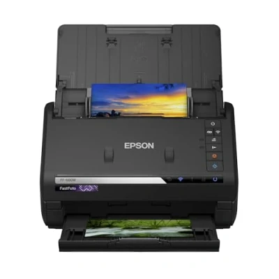 Immagine di Epson Fastfoto Ff 680W Scanner Rapido con Alimentatore Automatico, 600 Dpi, 45 Ppm, Multiformato, Wi Fi, Acquisisce, Modifica e Condividi, Software Ocr Incluso.