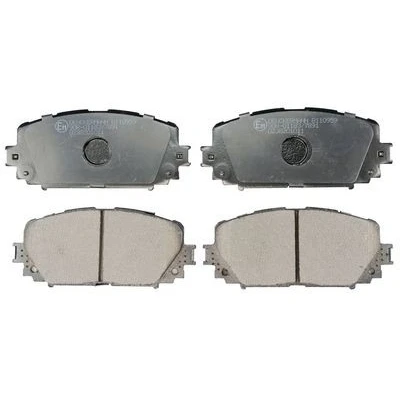 Immagine di DENCKERMANN B110959 Kit pastiglie freno Assale anteriore senza contatto segnalazione usura TOYOTA: Yaris II Hatchback, III Hatchback