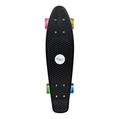 Immagine di No Rules Skateboard Fun, Ruote con Neon, Boys, Nero, One Size