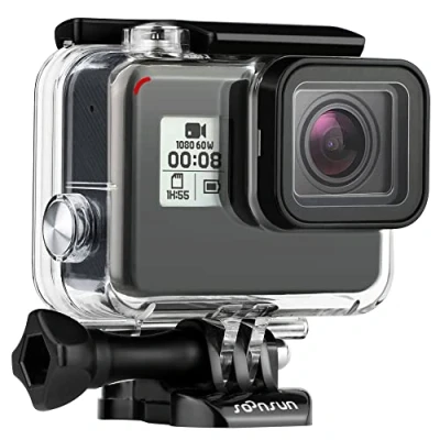 Immagine di SOONSUN Custodia impermeabile subacquea da 45 m per fotocamere GoPro Hero 7 Black/Hero 6 5 (2018)