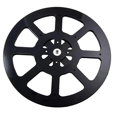 Immagine di Gedotec girevole a 360, CIAK 300, piatto in plastica nera, 2 piatti di diametro 300 mm, cuscinetto sfera pressione, portata 100 kg, 1 pezzo