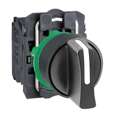 Immagine di Schneider Electric XB5AD33 Harmony Interruttore rotativo Nero 3 x 45 Sblocco a rotazione 1 pz.