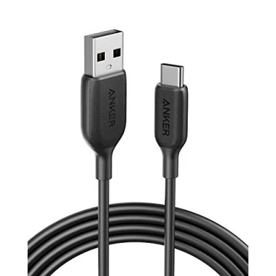 Immagine di cavo USB Tipo C, per ricarica rapida da a C PowerLine III di Anker (3,04 m), compatibile con Samsung Galaxy S10, S9 Plus, S8 LG V20, G7, G6, G5, Sony XZ e altro