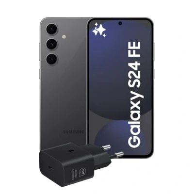 Immagine di Samsung Galaxy S24 FE Smartphone AI, Caricatore Incluso, Display Dynamic AMOLED 2X 6.7&#039;&#039;, Dual SIM, Fotocamera 50MP, 8GB RAM, 128GB, Batteria a lunga durata, IP68, Graphite [Versione Italiana]