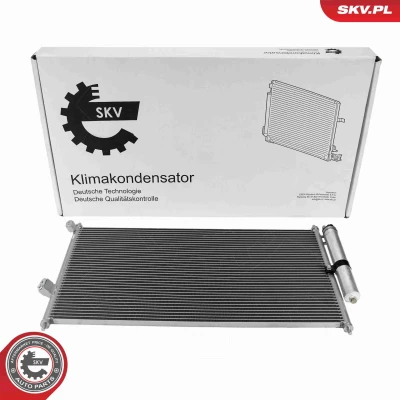 Immagine di ESEN SKV 86SKV237 Condensatore con essiccatore Alluminio 735mm NISSAN: X Trail (T30) 2.0 4x4, 2.2 dCi DCi, Di 2.5 4x4