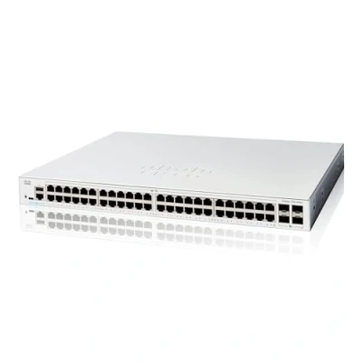 Immagine di Cisco Catalyst 1200 48T 4X Smart Switch, 48 porte GE, 4 SFP+ 10GE, protezione limitata a vita (C1200 4X)