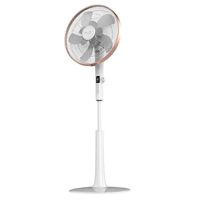 Immagine di Cecotec Ventilatore a Piantana con Telecomando e Timer EnergySilence 1030 SmartExtreme, 28 W, 10 Pale 40 cm di Diametro, Oscillante, 24 Velocità, Altezza Regolabile 115 135 cm, Motore DC, Bianco