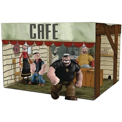 Immagine di MERCHANDISING LICENCE Popeye Mezco Toys 5 Points Action Figures Deluxe Box Set 9 cm
