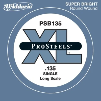 Immagine di Corda singola D’Addario PSB135 ProSteels per basso, Long Scale, .135