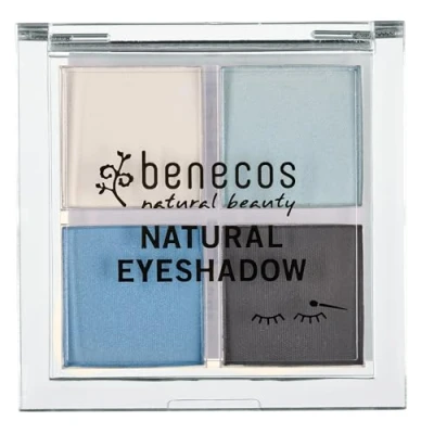 Immagine di Benecos natural beauty 95622 cosmetics Tavolozza ombretto Quattro vegan vero blu, 4,8 g