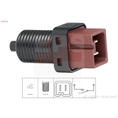 Immagine di EPS 1.810.132 Interruttore luce freno meccanico Made in Italy OE Equivalent PEUGEOT: 206 Hatchback, Van, SW, FIAT: Scudo I Van