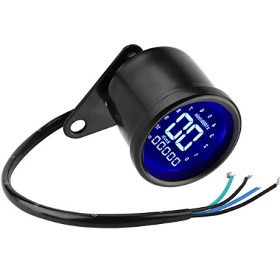 Immagine di Tachimetro per motocicletta, display LCD motocicletta universale Strumento Contachilometri Contagiri Indicatore