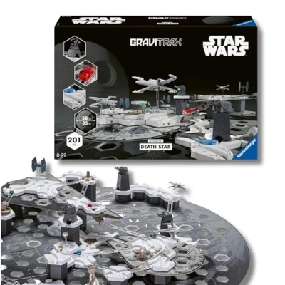 Immagine di Ravensburger GraviTrax Action Set Star Wars, Morte Nera, Pista di Biglie, Gioco Interattivo ed Educativo STEM, per Bambini 8+ Anni e Adulti, Compatibile con tutti i GraviTrax, 201 Pezzi