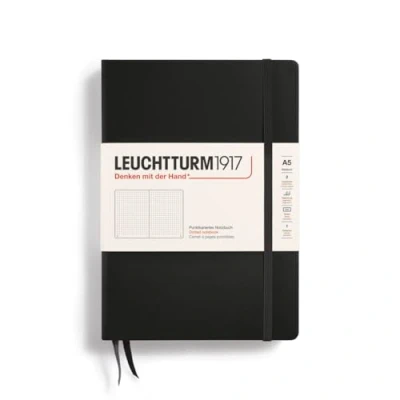 Immagine di LEUCHTTURM1917 329398 Taccuini Medium (A5), Copertina rigida, Puntini, Nero