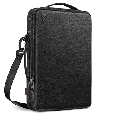 Immagine di FINPAC 15.6 pollici PC Portatile Custodia Borsa a Tracolla per Asus/Lenovo/Acer/HP/Samsung Laptop Chromebook Notebook, Idrorepellente Valigetta MacBook Pro16, 15&quot; Surface Book 3/2/1,