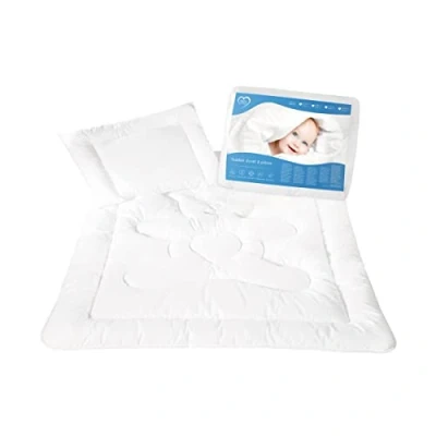 Immagine di Set copripiumino e cuscino per lettino neonati, 120 x 90 cm, 100% cotone 8 Tog