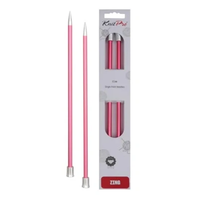 Immagine di KnitPro Punta Singola Zing, in Alluminio, Multicolore, 25 cm x 6.50 mm