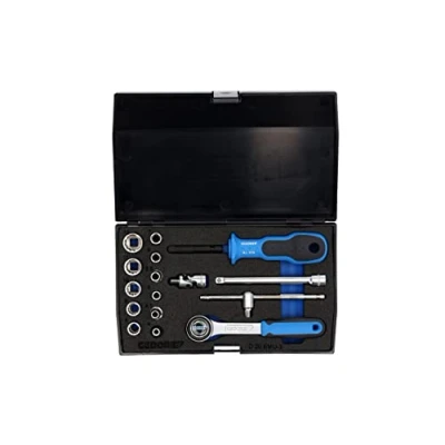 Immagine di Gedore 1815652 Kit di chiavi a bussola metrico 1/4 (6.3 mm) 17 parti