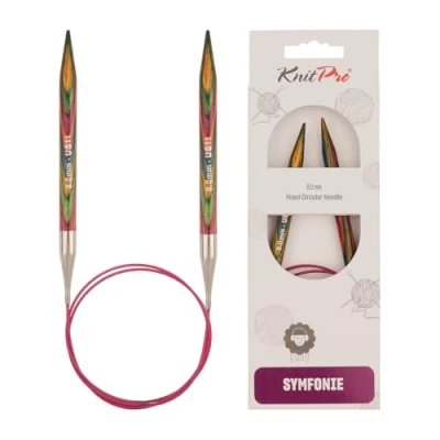 Immagine di KnitPro Symfonie Ferri da Maglia circolari, Multicolore, Dimensioni: 150 cm x 8 mm