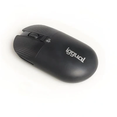 Immagine di iggual Mouse Wireless YIN Bluetooth per PC Compatibile con Windows, MacOS e Android Fino a 1600 DPI Nero