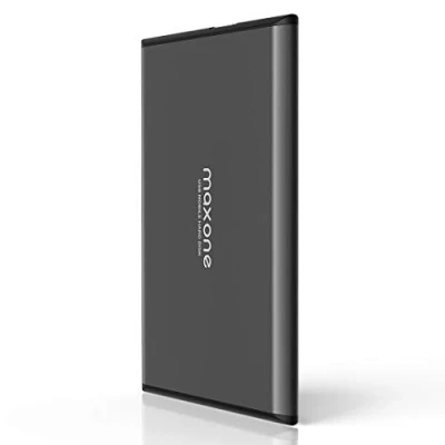 Immagine di Maxone Hard disk esterno portatile da 2,5 &quot;USB 3.0/2.0 per laptop/PC/Xbox one / PS4 (1TB, Charcoal)