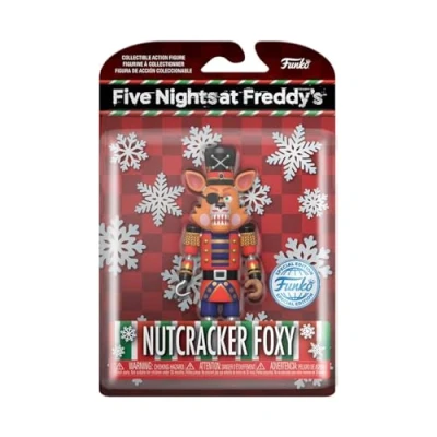 Immagine di Funko Action Figure: Five Nights At Freddy&#039;s (FNAF) Foxy Nutcracker Giocattolo da Collezione Idea Regalo Merchandising Ufficiale Video Games Fans