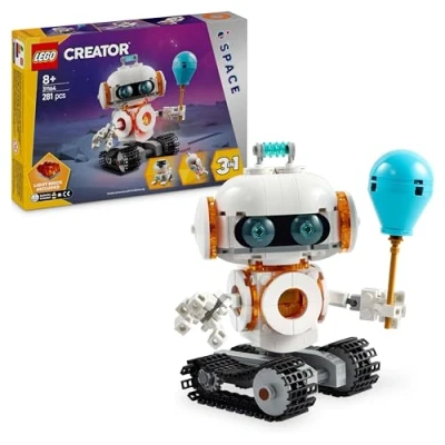 Immagine di LEGO Creator 3 in 1 Robot Spaziale Giocattolo Si Trasforma Cane o Razzo Set di Costruzioni per Bambini, Bambine, Ragazzi e Ragazze da 8 Anni Idea Regalo Compleanno Creativa 31164