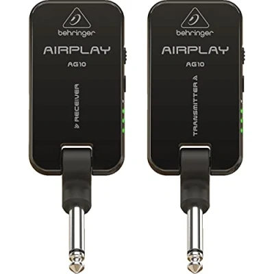 Immagine di BEHRINGER AG10 SISTEMA WIRELESS PER CHITARRA 2.4GHz A BASSA LATENZA 4 CANALI BATTERIA RICARICABILE USB