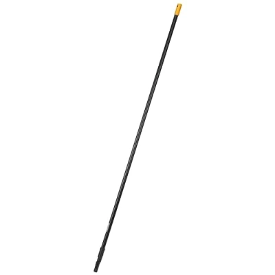 Immagine di Fiskars Manico, Per scopa da giardino e rastrello Solid di Fiskars, Lunghezza 157,5 cm, Alluminio, Nero/Arancione, Solid, 1014913